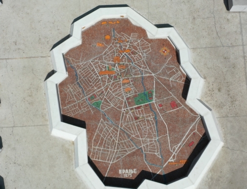 Мозаик мапа града Врања